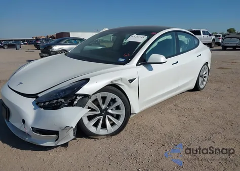 2021 Tesla Model 3 Standard Range Plus Rear-Wheel Drive from USA, damaged, VIN 5YJ3E1EA9MF075616